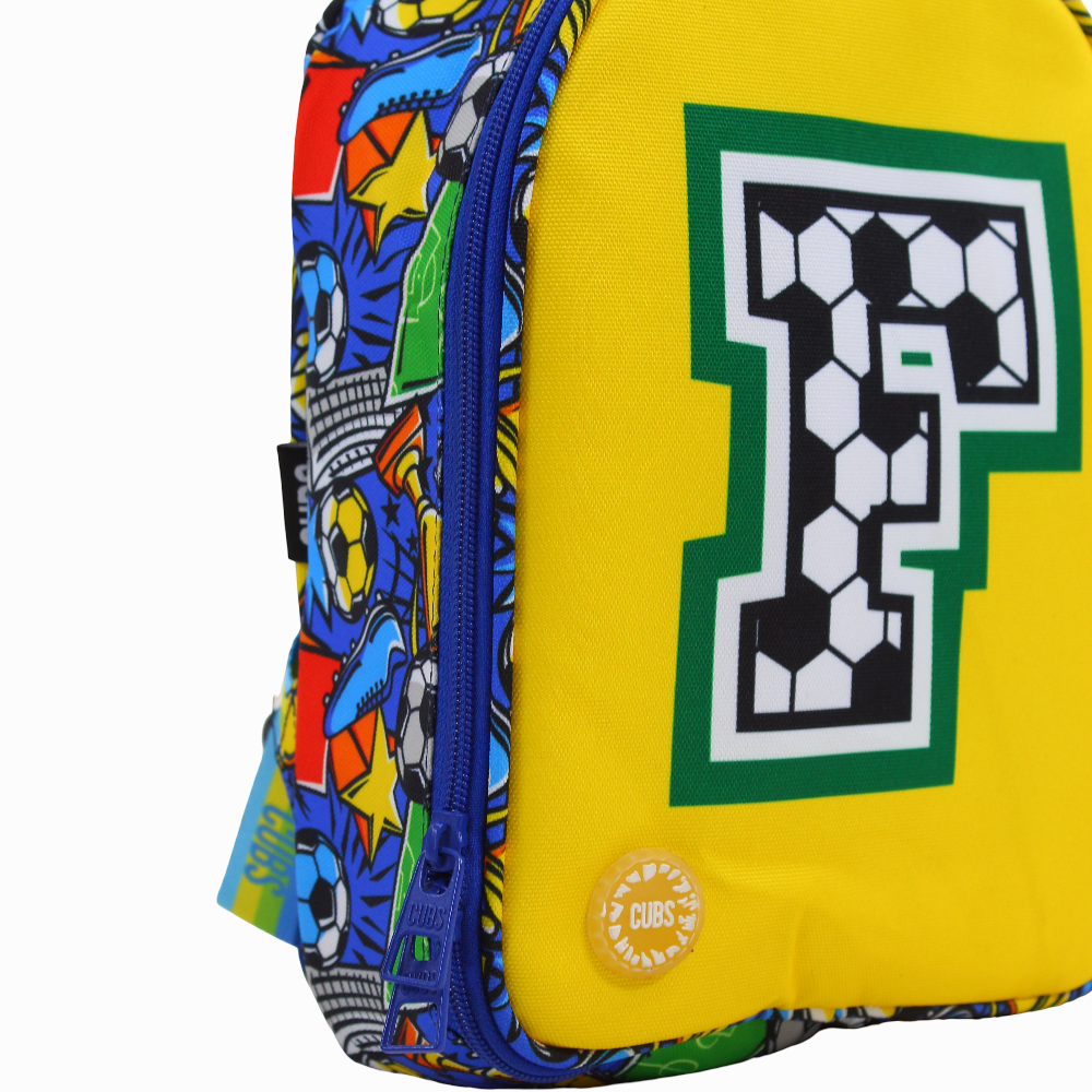 Cubs Football Fan Letter F Lunch Nursery Backpack