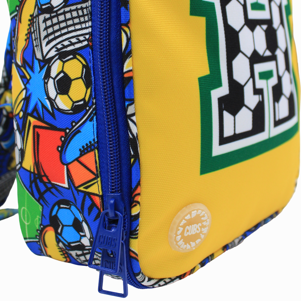 Cubs Football Fan letter H Nursery Lunch Backpack