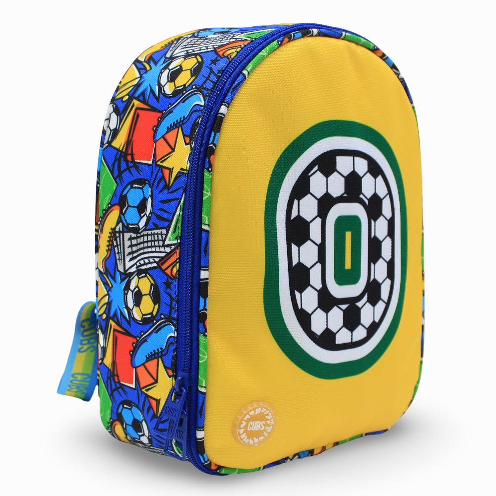 Cubs Football Fan letter O Nursery Lunch Backpack