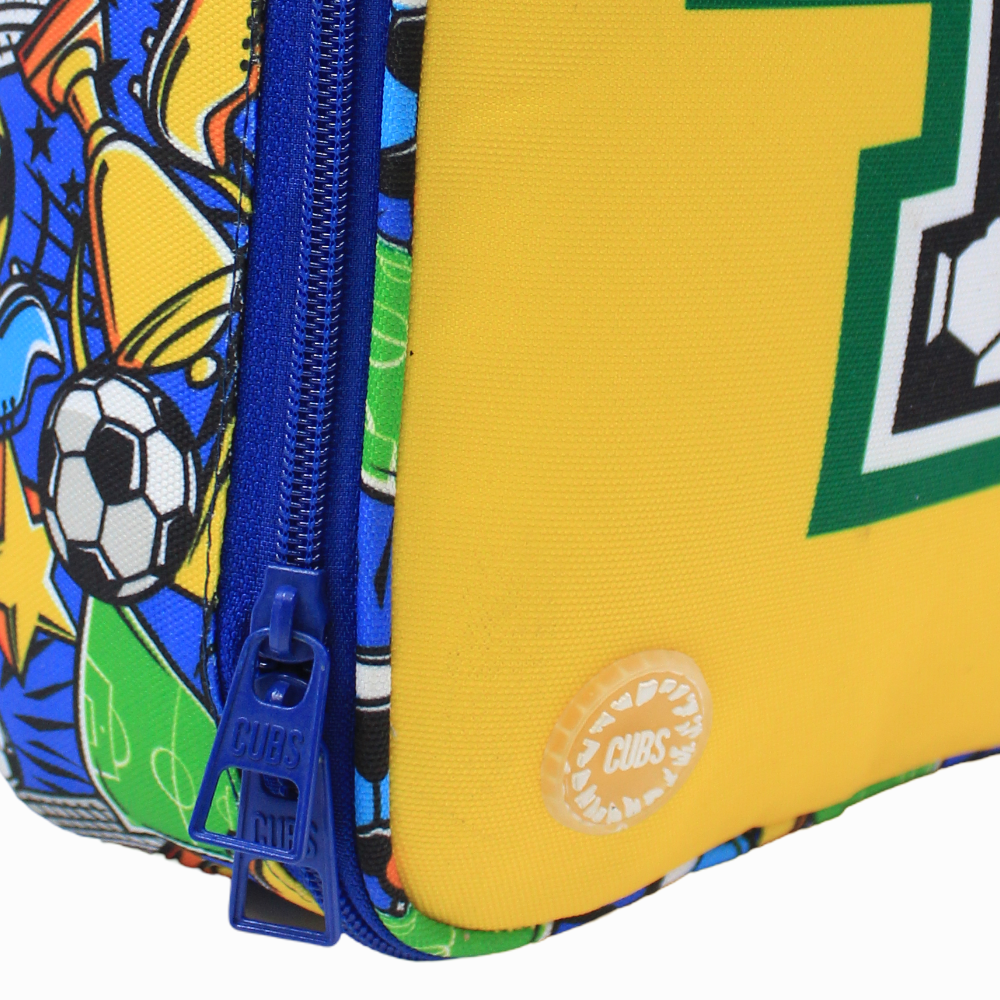 Cubs Football Fan letter T Nursery Lunch Backpack
