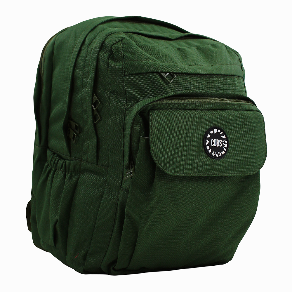 Cubs Army Green XXL Backpack - 25 Inches
