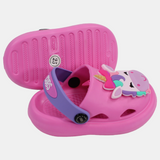 Girls Rubber Clogs – Pink with Unicorn