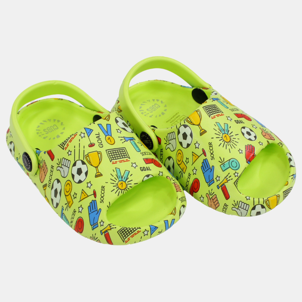 Boys Rubber Sandals – Green