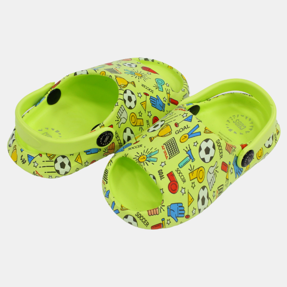 Boys Rubber Sandals – Green