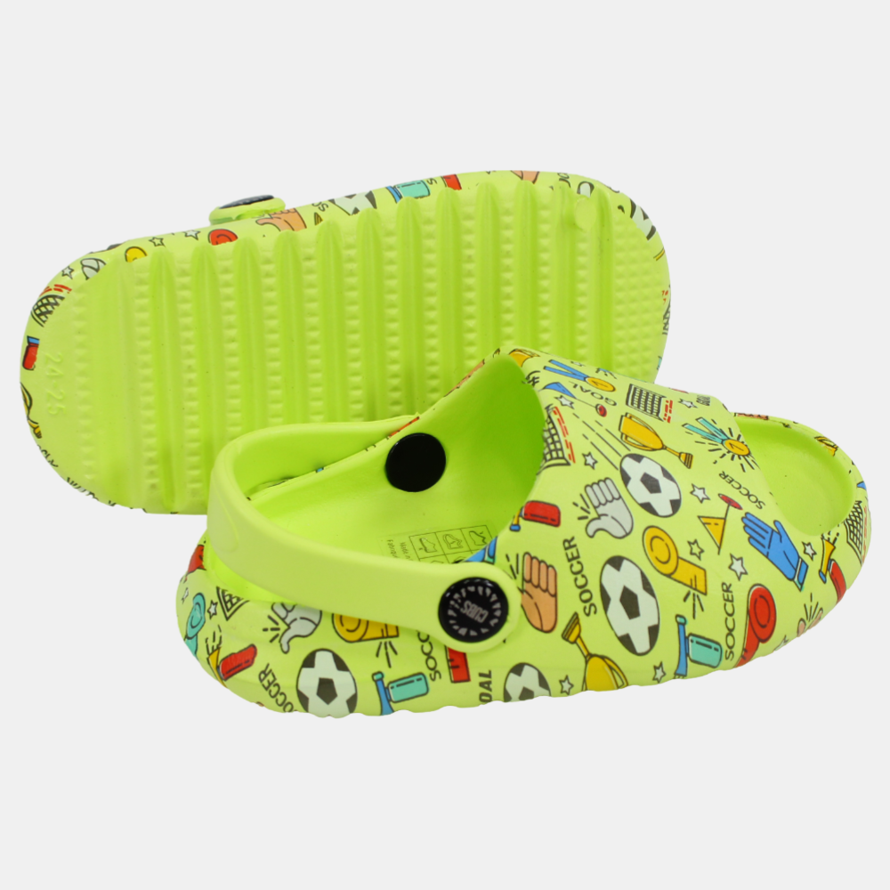 Boys Rubber Sandals – Green