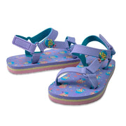 Kids Girls Rubber Sandal – Mermaid Purple