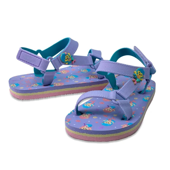 Kids Girls Rubber Sandal – Mermaid Purple