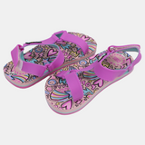 Girls Rubber Sandal – Purple