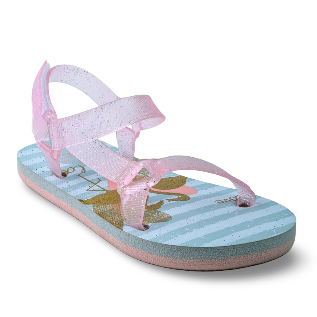 Girls Rubber Sandal – Pink