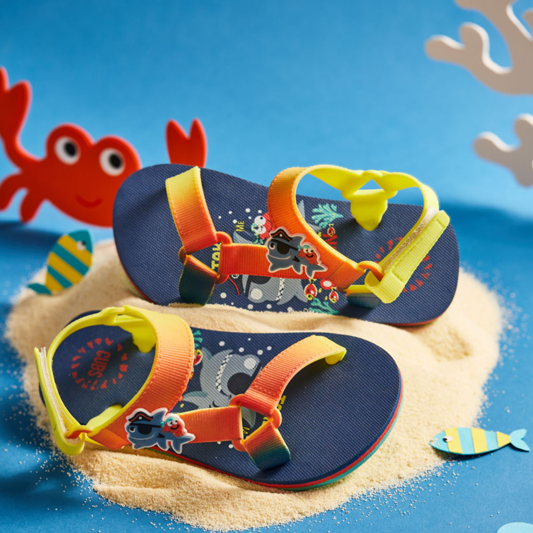 Boys Rubber Sandal – Under The Sea Theme