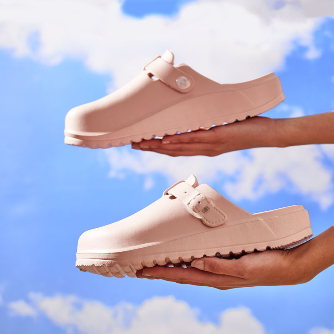 Girls Rubber Clogs – Dusty Pink