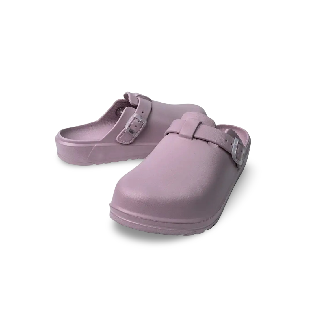 Girls Rubber Clogs – Dusty Pink