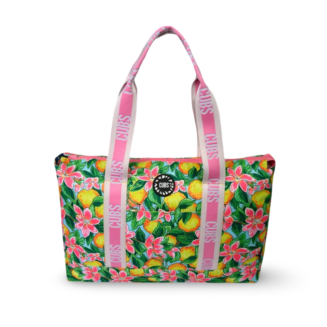 Cubs Tropical Fruit 1 Double Face Summer Tote Bag