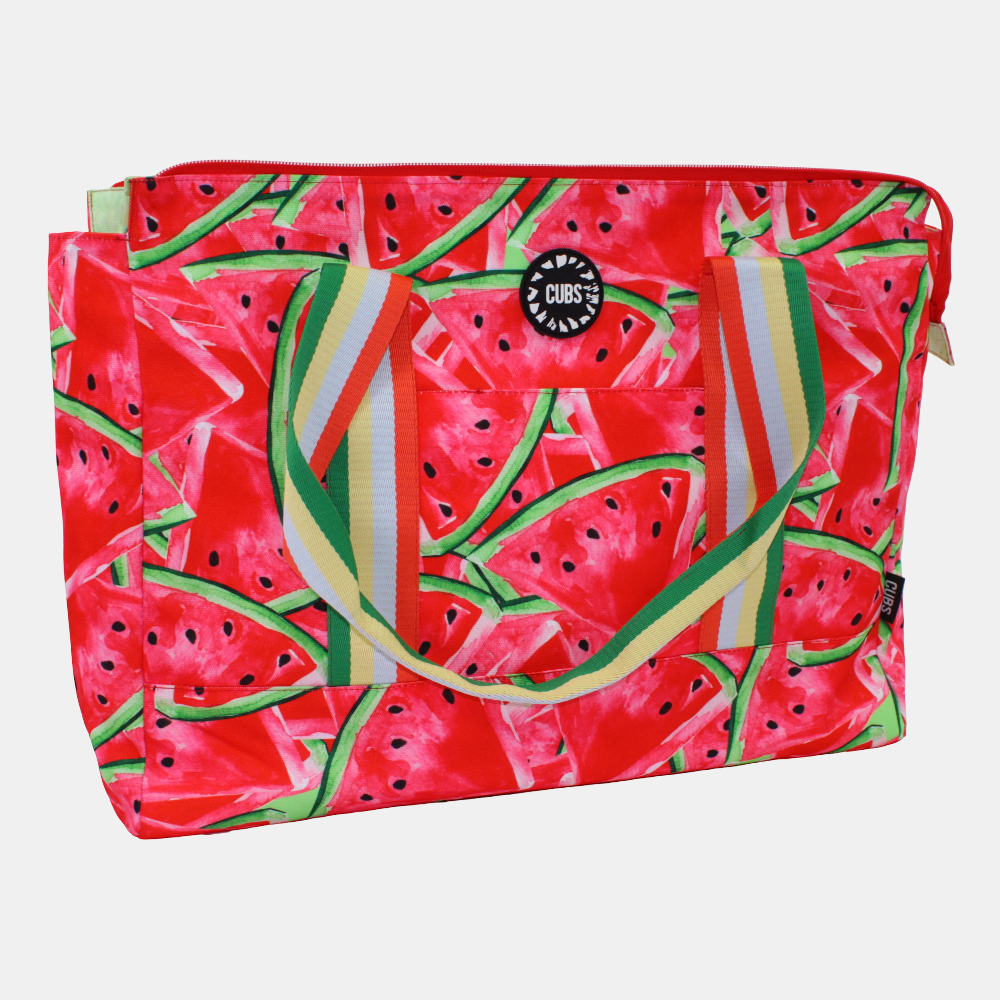 Green Watermelon Cocktail Double Face Tote Bag