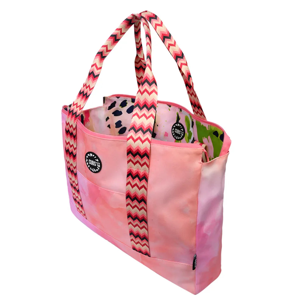 Cubs Beach Bag – Pink Dreams & Pink Clouds