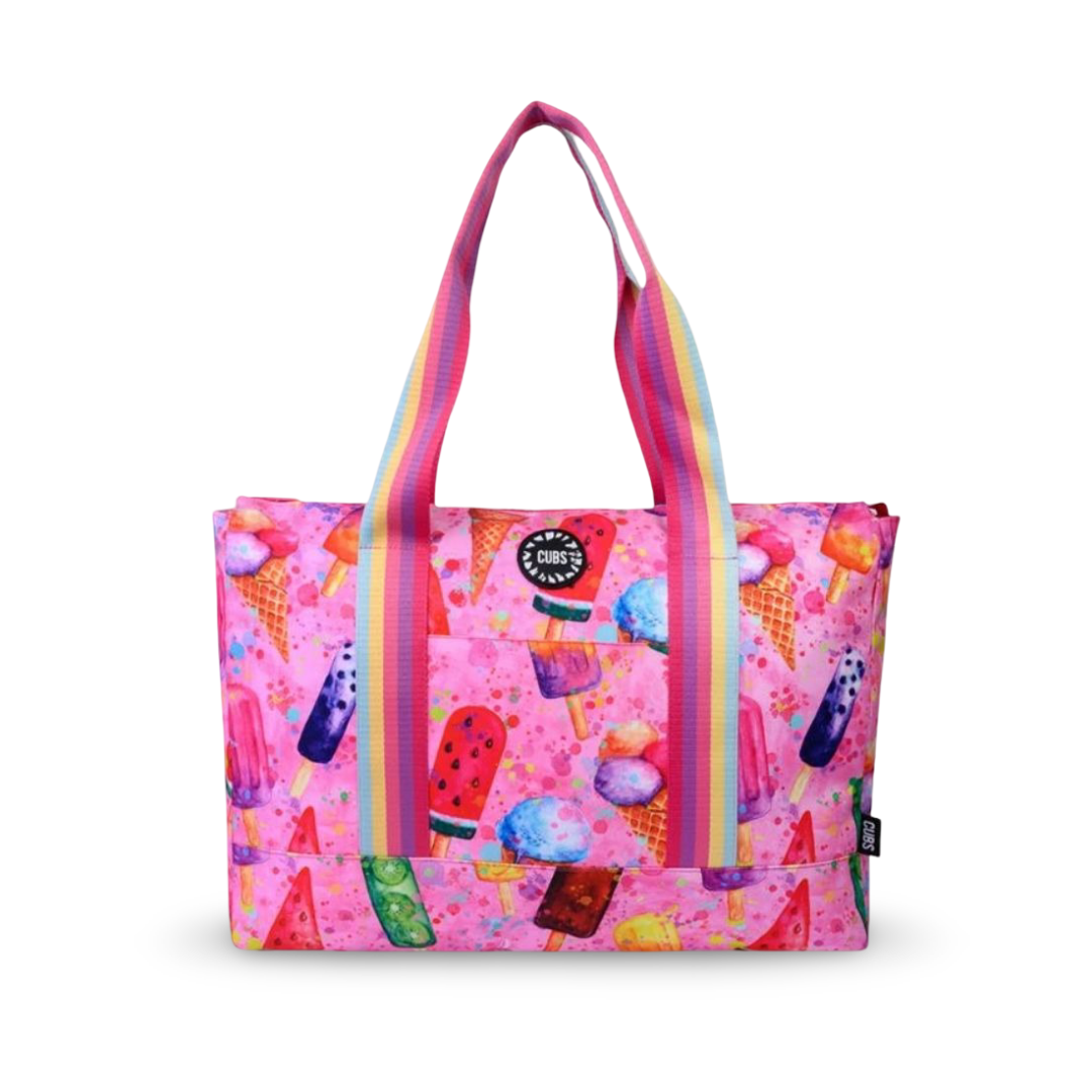 Cubs Beach Bag – Ice Cream World & Tie Dye Art