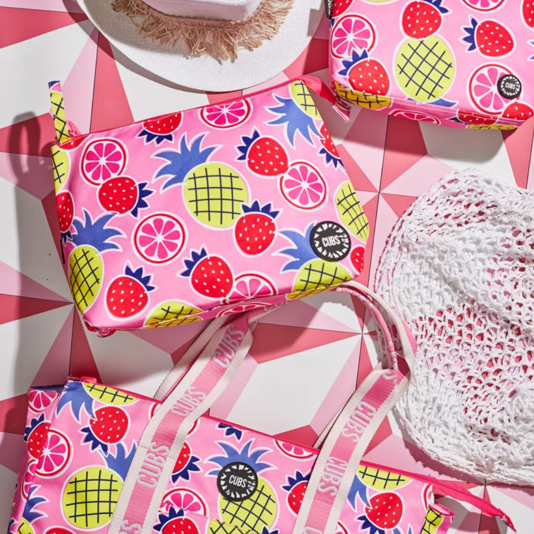Cubs Beach Bag – Pineapple & Strawberry