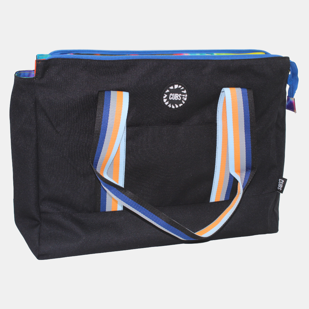Always Tanned Tie Dye & Black Double Face Tote Bag