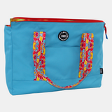 Sunkissed Tie Dye & Turquoise Double Face Tote Bag