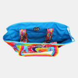 Happy Tie Dye & Turquoise Double Face Tote Bag