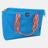 Happy Tie Dye & Turquoise Double Face Tote Bag