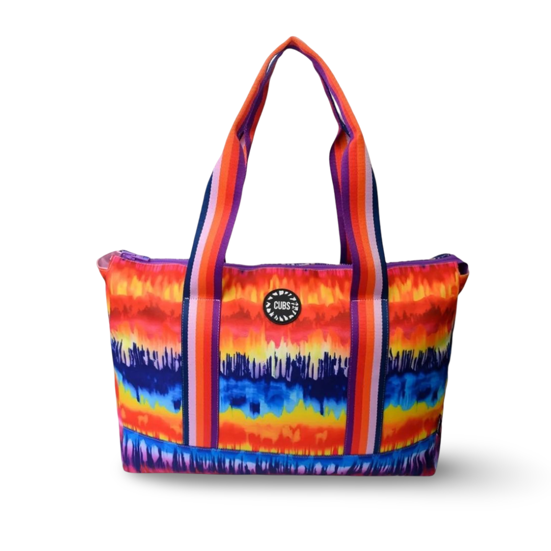Cubs Dripping Paint & True Pink Double Face Tote Bag