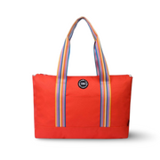 Cubs Smudged Paint & Peach Double Face Tote Bag