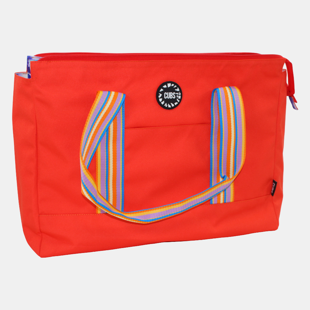Smudged Paint & Peach Double Face Tote Bag