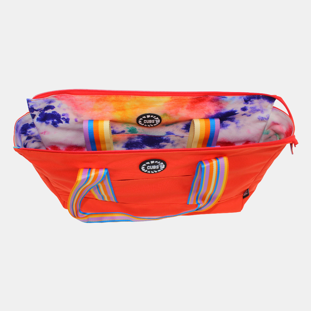 Smudged Paint & Peach Double Face Tote Bag