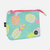 Pastel Pineapples Scales Medium Pouch Beach Bag