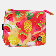 Watermelon & Pineapple Scales Medium Pouch Beach Bag