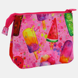Ice Cream World Medium Pouch Beach Bags
