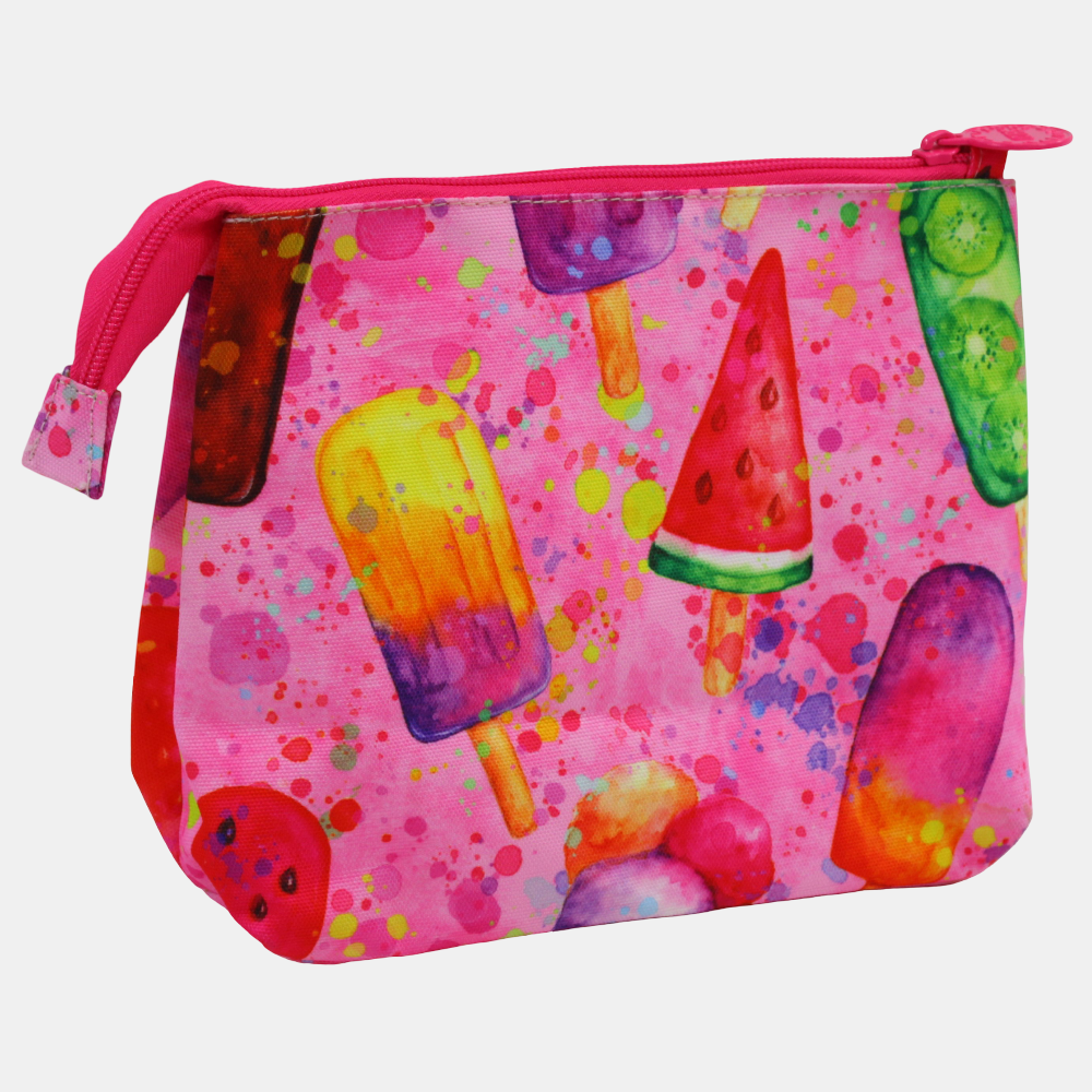 Ice Cream World Medium Pouch Beach Bags