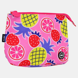 Pineapple and Strawberry Medium Pouch Beach Bag