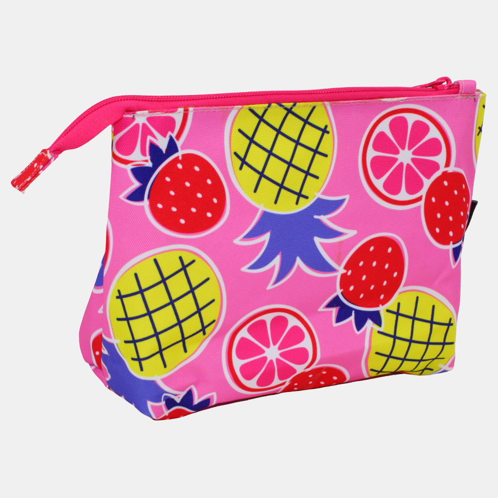 Pineapple and Strawberry Medium Pouch Beach Bag