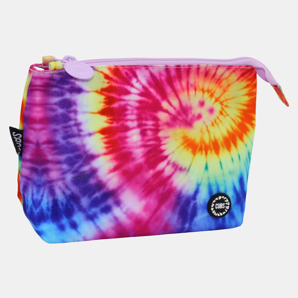 Lilac Dreams Tie Dye Medium Pouch Beach Bag