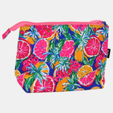 Fuchsia Lemon 2 Medium Pouch Beach Bags