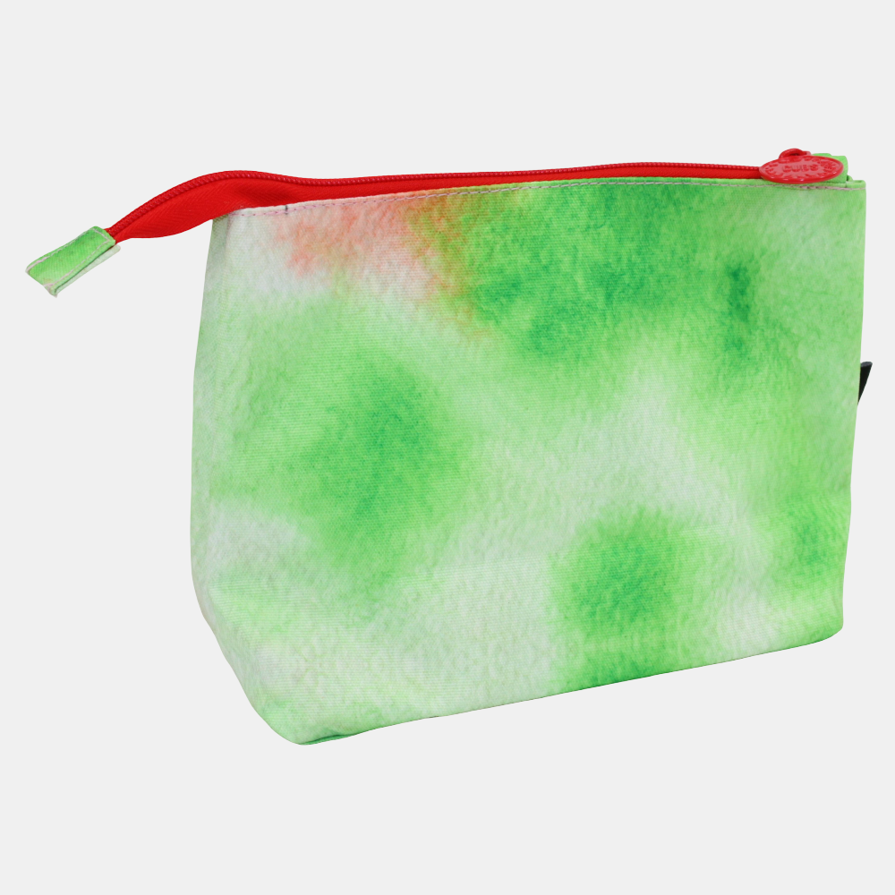 Green Watermelon Cocktail Medium Pouch Beach Bag
