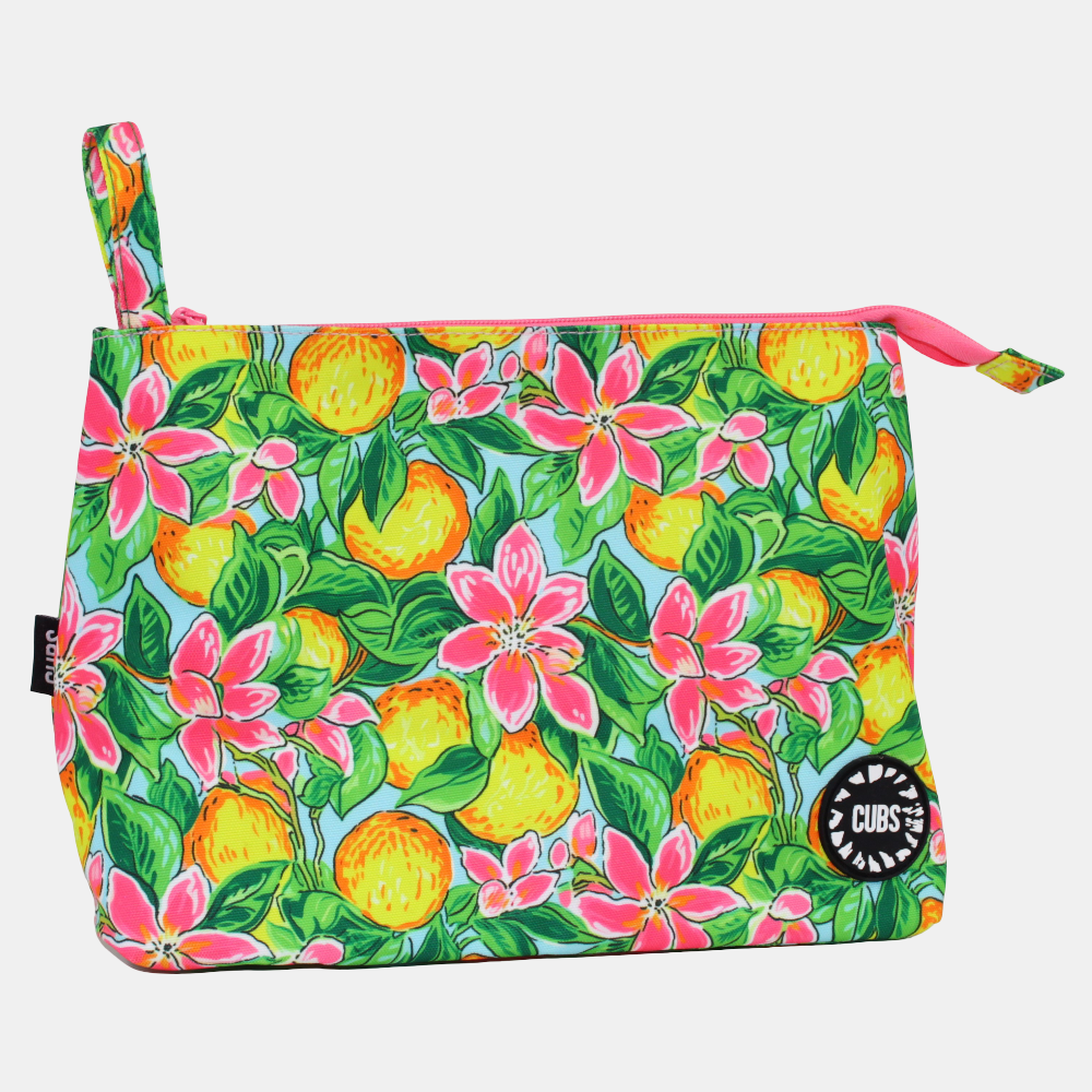 Fuchsia Lemon Large Pouch