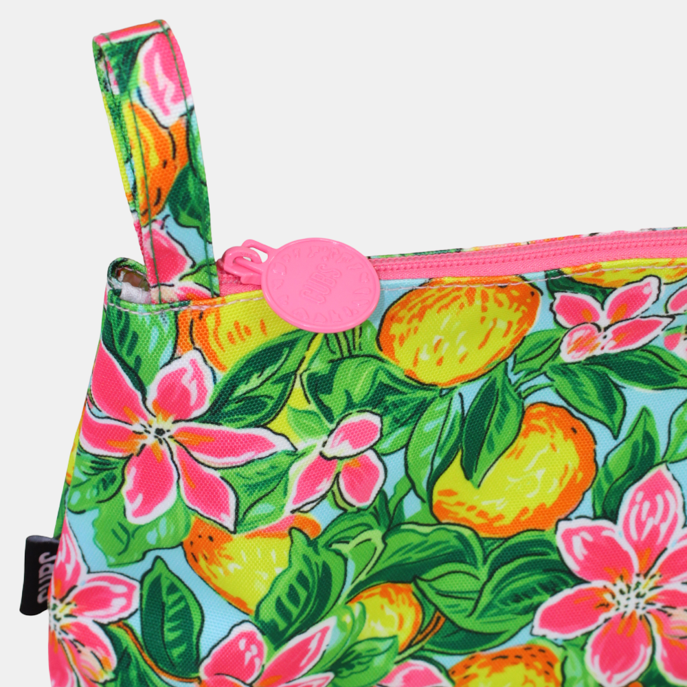 Fuchsia Lemon Large Pouch