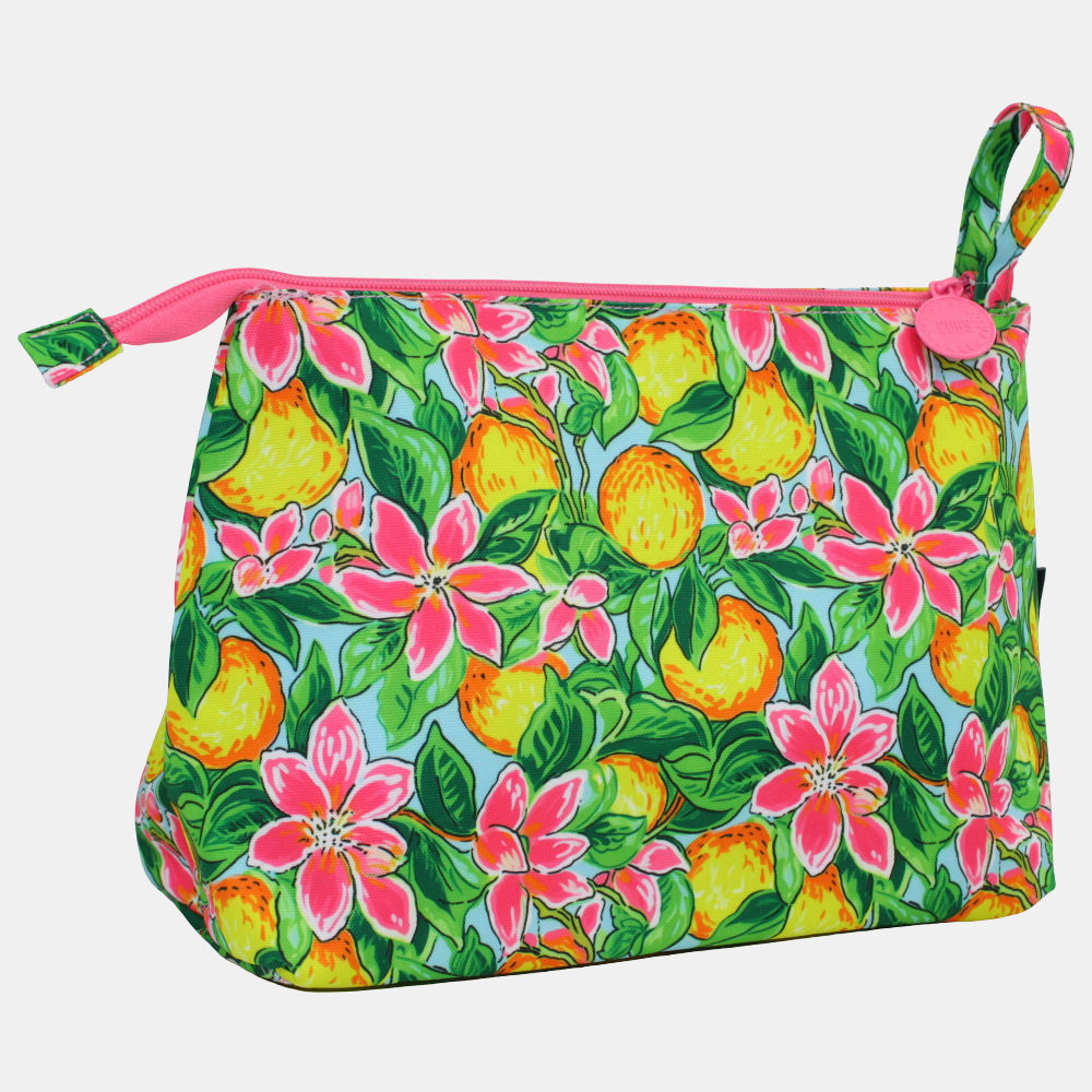 Fuchsia Lemon Large Pouch