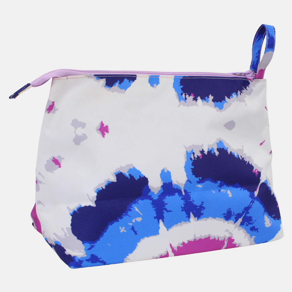 Blue Tie Dye Large Pouch
