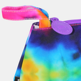 Deep Purple Tie Dye Large Pouch
