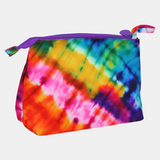 Deep Purple Tie Dye Large Pouch