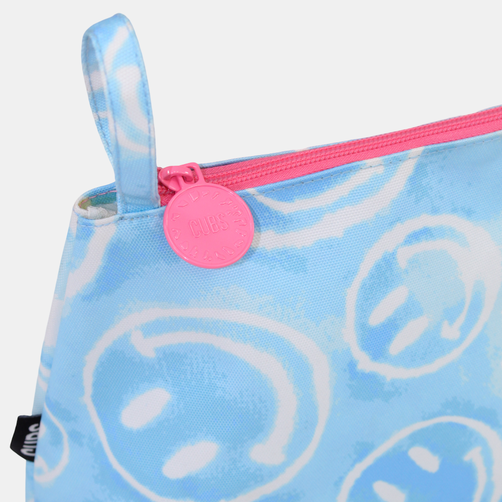 Smiley Clouds Large Pouch
