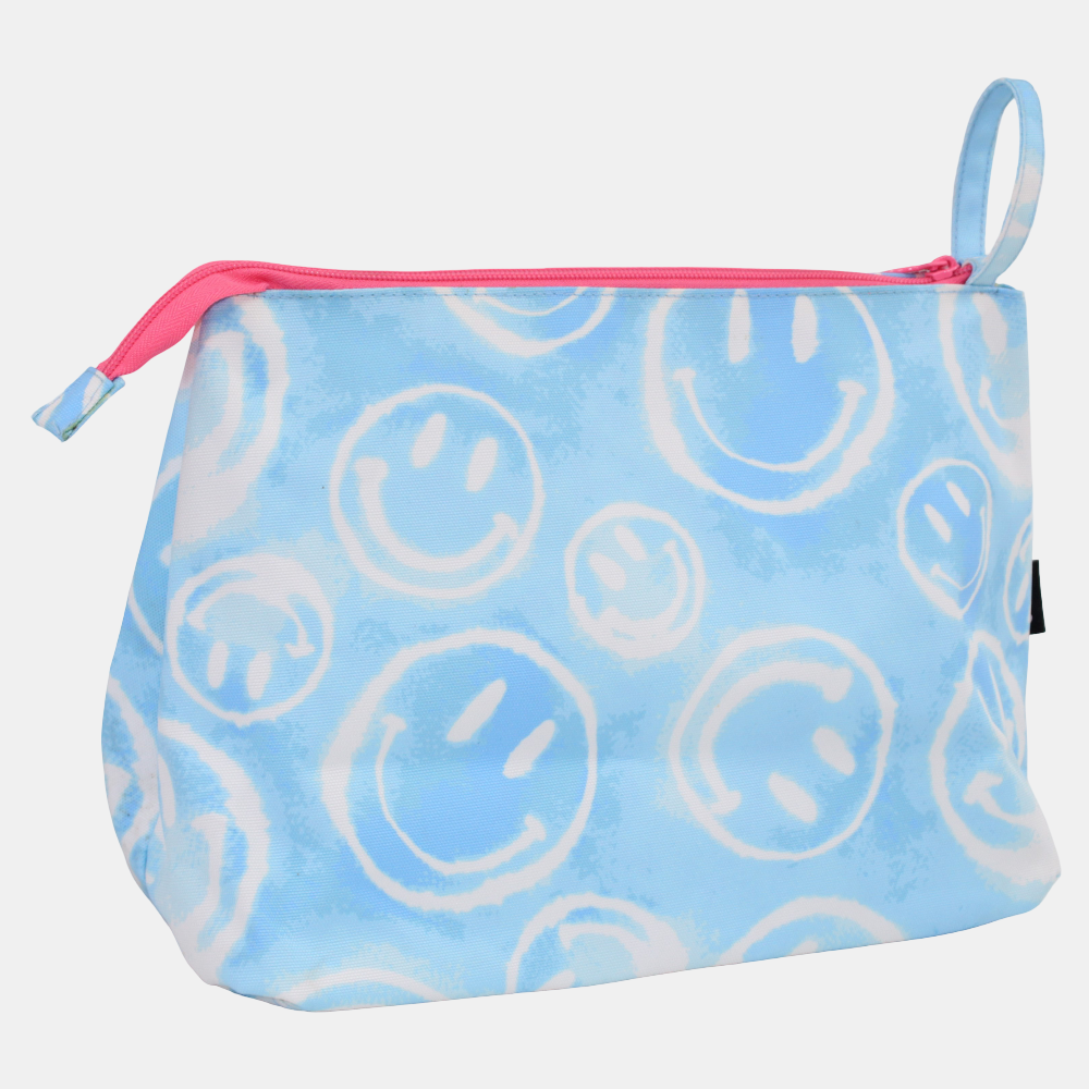 Smiley Clouds Large Pouch