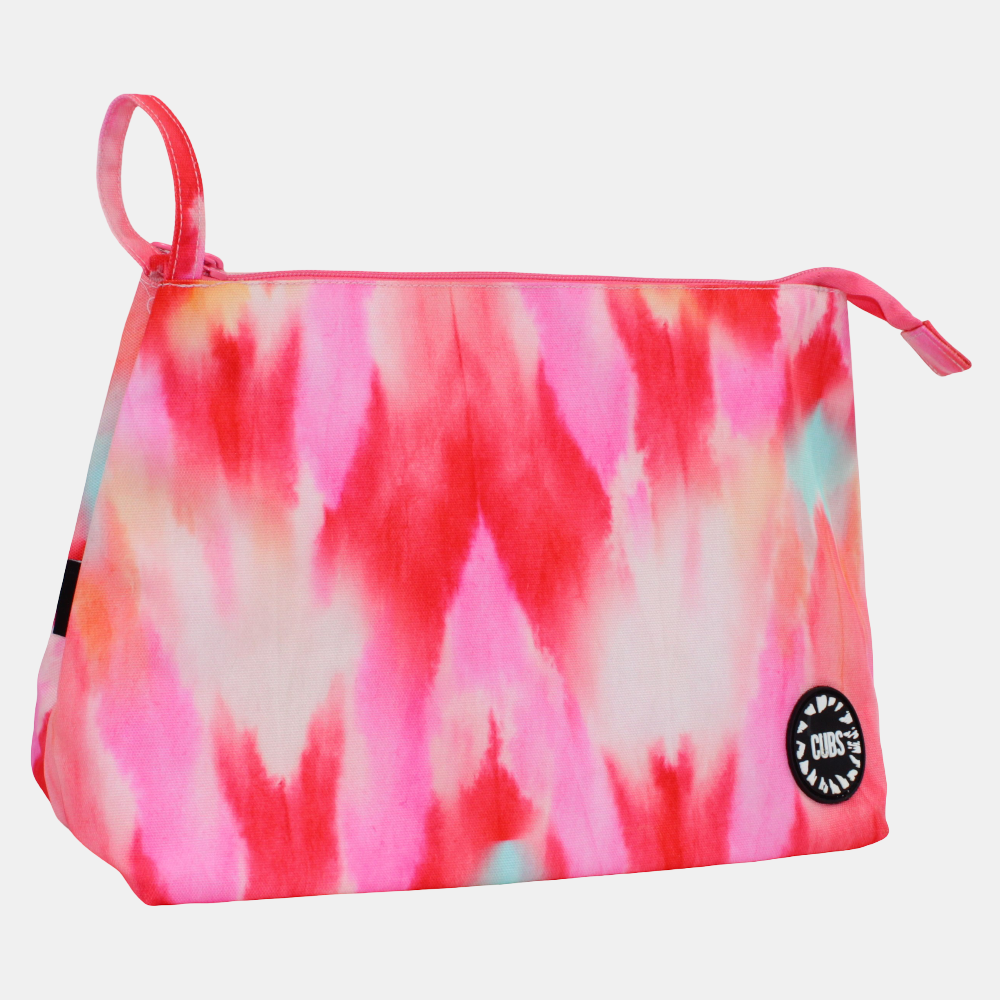 Red Tye Dye Large Pouch