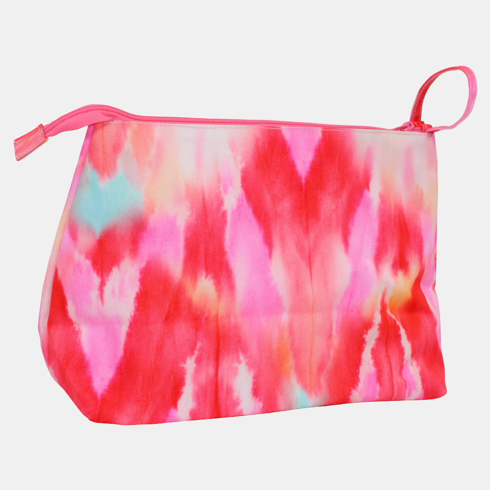 Red Tye Dye Large Pouch