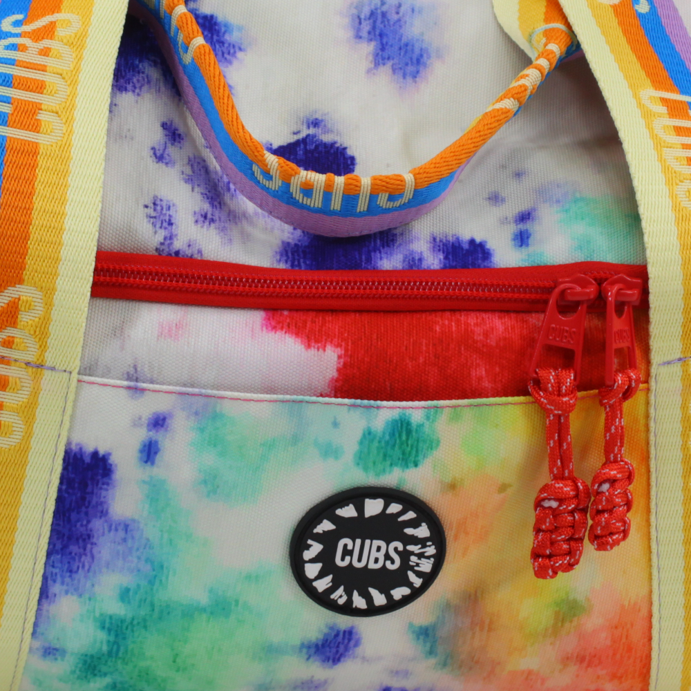 Smudged Paint Large Duffel One Side Pocket