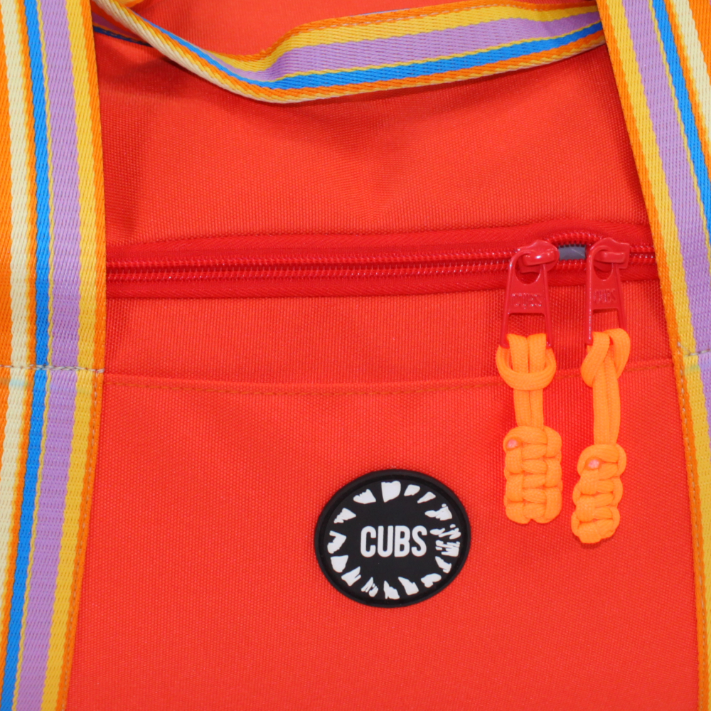 Peach Large Duffel One Side Pocket